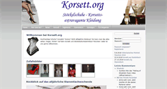 Desktop Screenshot of korsett.org