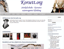 Tablet Screenshot of korsett.org